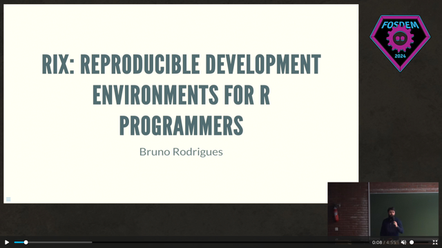 Title slide for this lightning talk